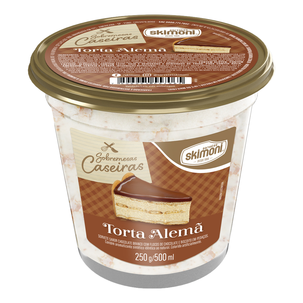 Torta Alemã – Sobremesas Caseiras – 500ml