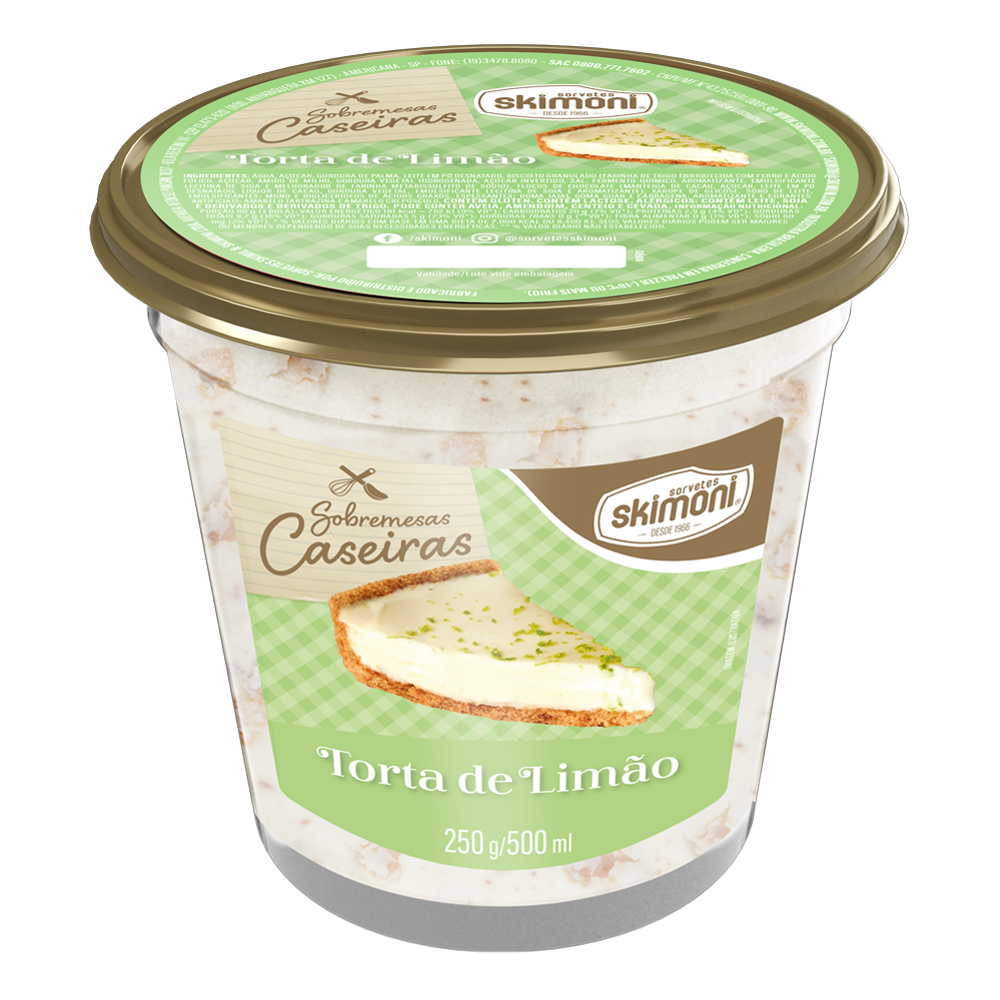 Torta de Limão – Sobremesas Caseiras – 500ml