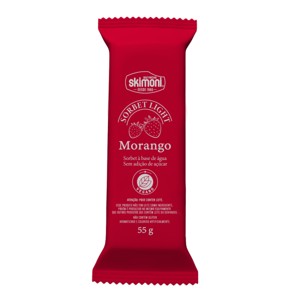 Morango – Sorbet Vegano- Picolé 55g