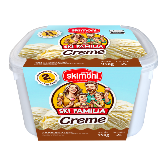 Creme – Ski Família – Pote 2L